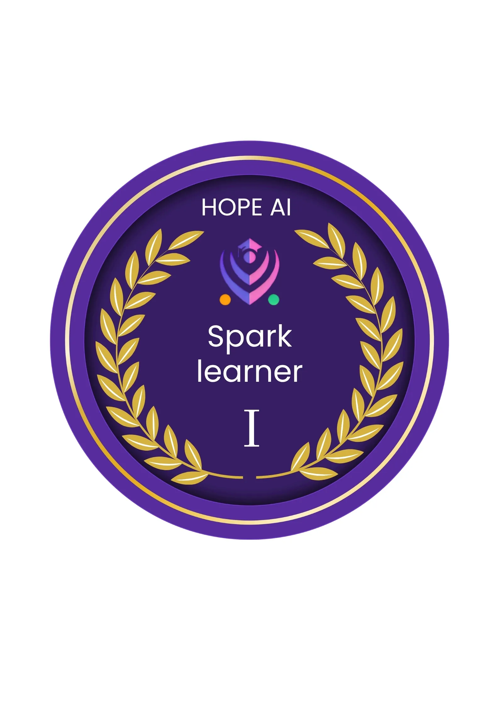 Hope AI Spark Learner badge