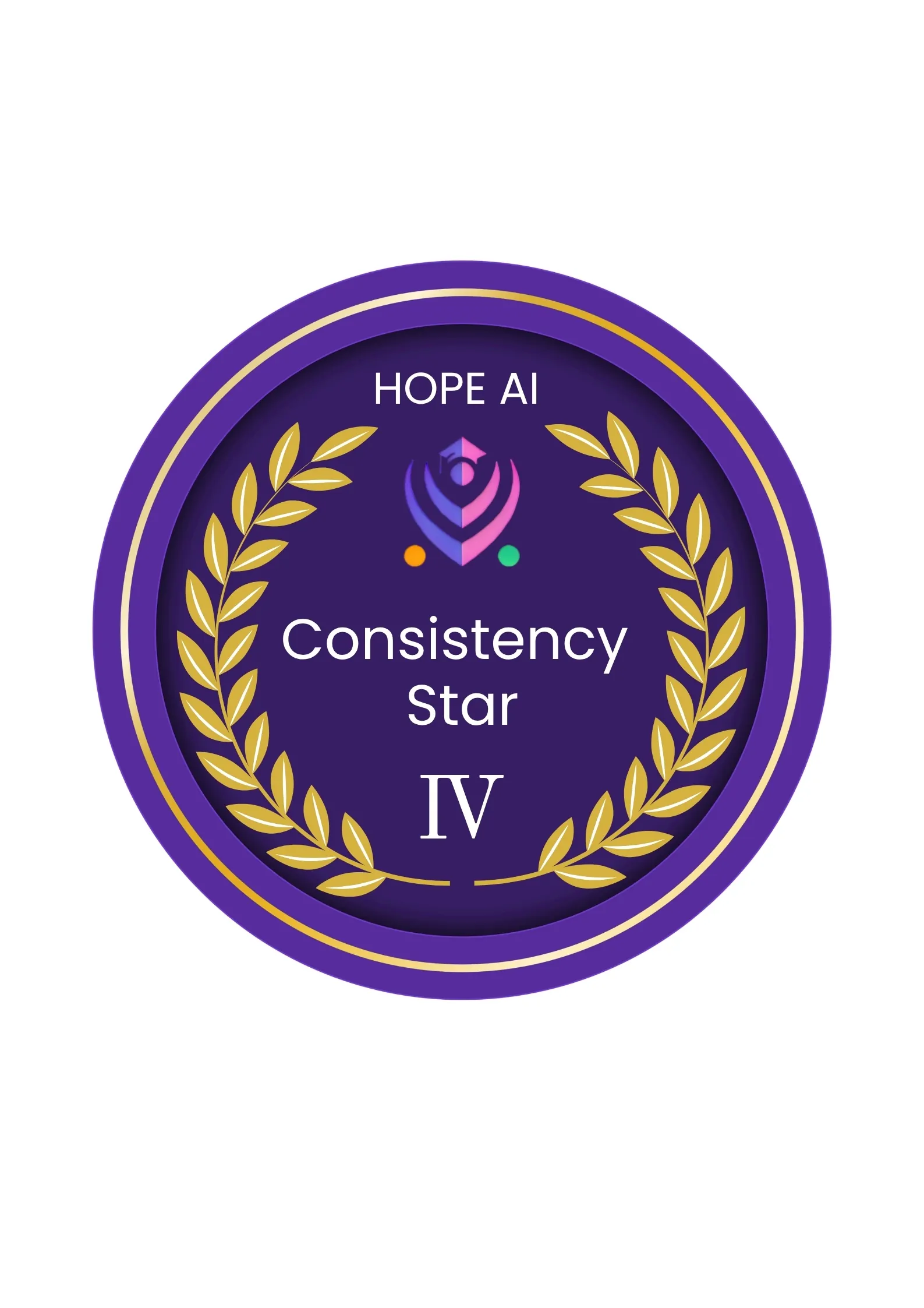 Hope AI Consistency Star badge