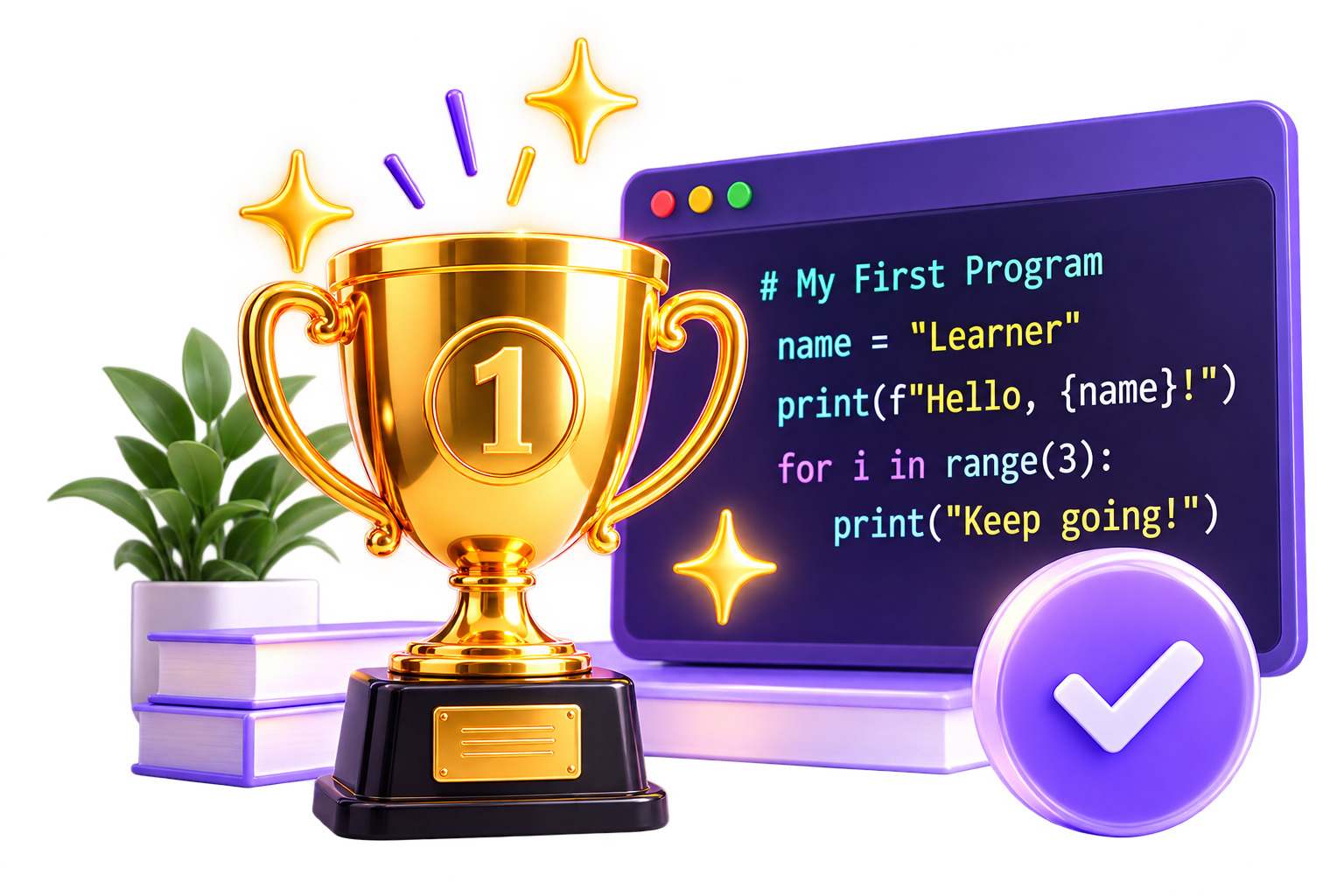 Demonstrating coding skills and celebrating learner achievement