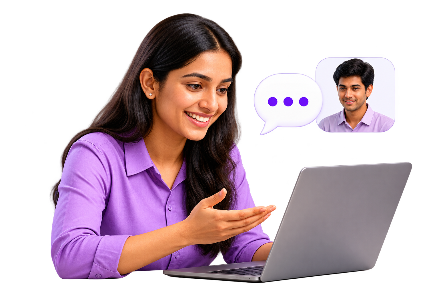 Mentor discussing a solution with a learner